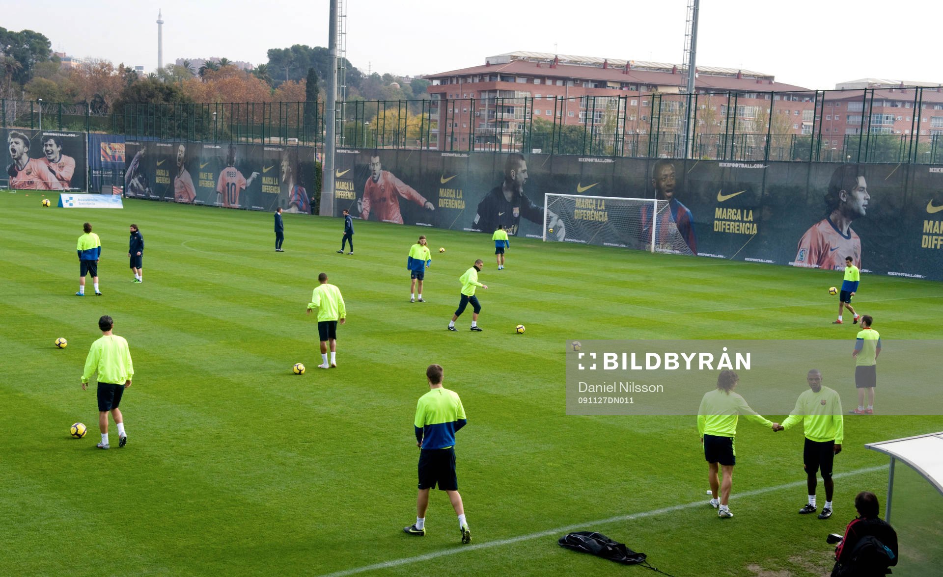 FC Barcelona tränar