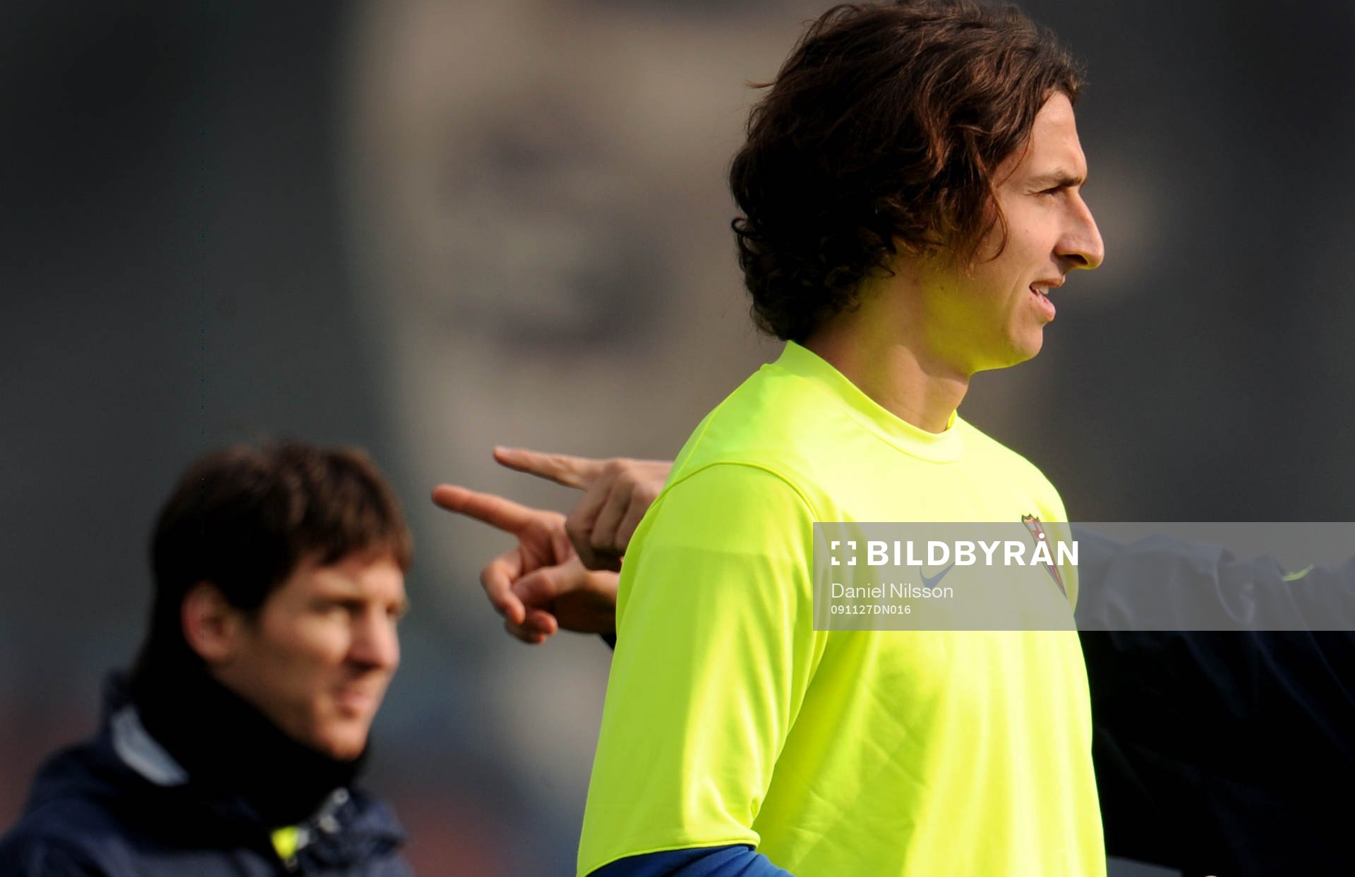 Zlatan Ibrahimovic och Lionel Messi