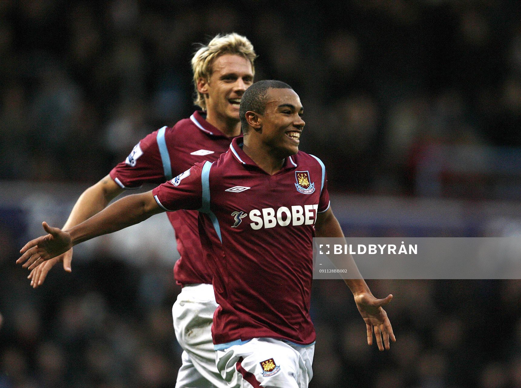 Junior Stanislas, West Ham, jubel