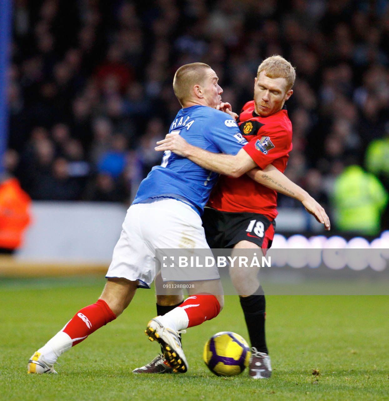 Fotboll, engelsk, Premier League, Portsmouth - Manchester