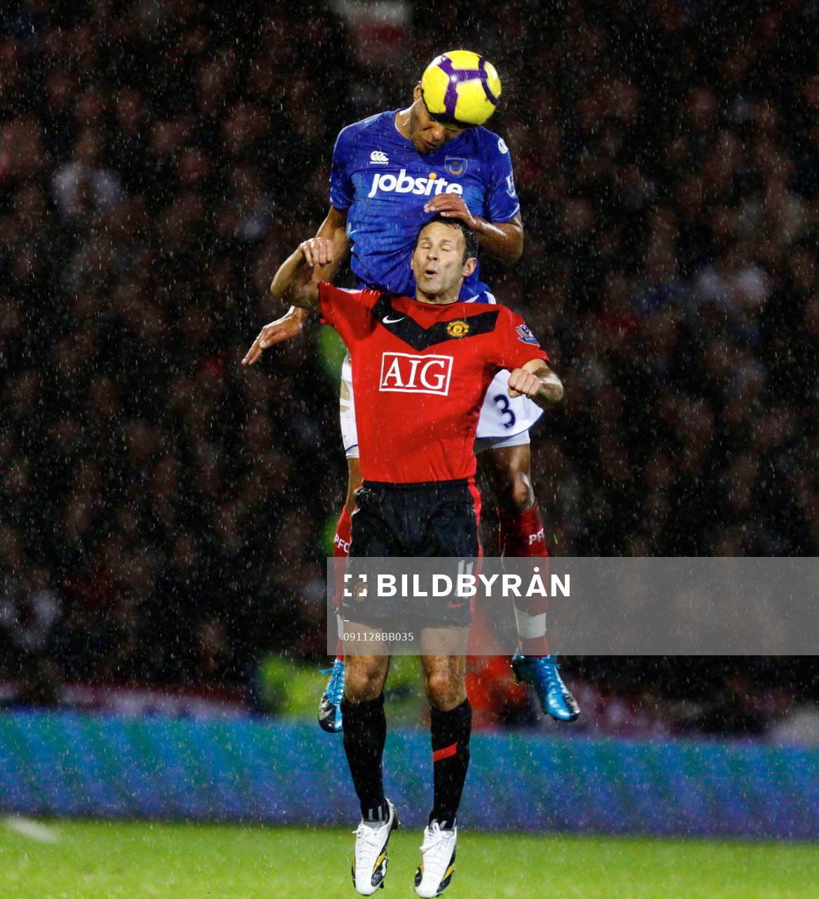 Fotboll, engelsk, Premier League, Portsmouth - Manchester