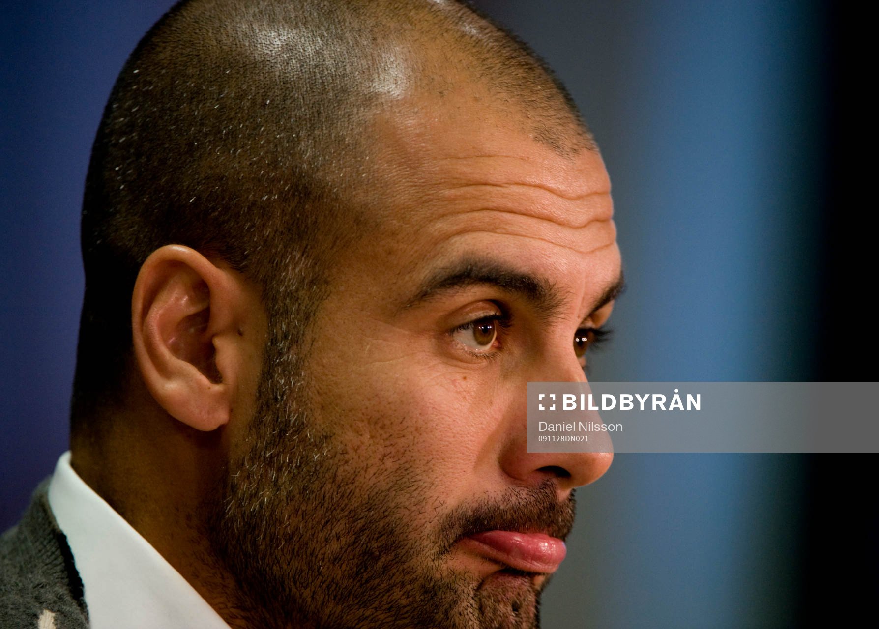  Pep Guardiola, tränare FC Barcelona, under presskonferens.