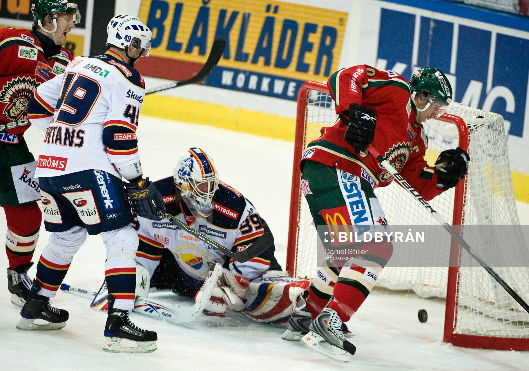 Joel Lundqvist, Frölunda, gör 1-1