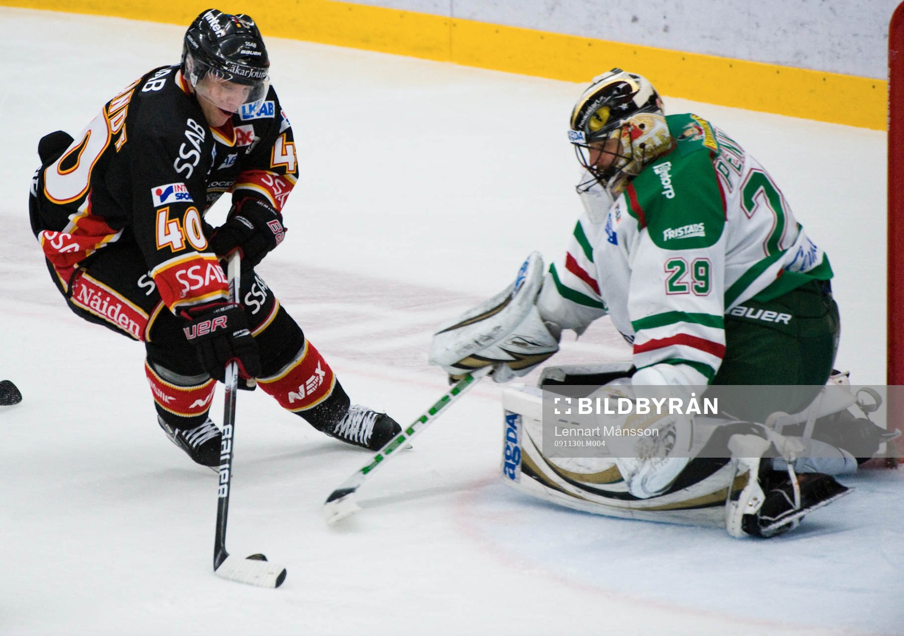 Avgörande 3-5, Per Arlbrandt, Luleå, som rundar Jürgen