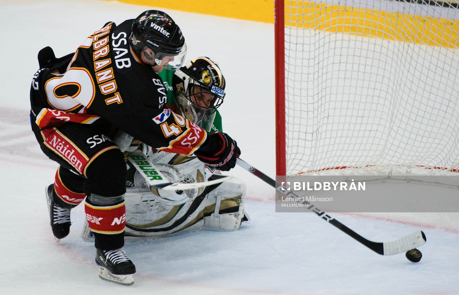 Avgörande 3-5, Per Arlbrandt, Luleå, som rundar Jürgen