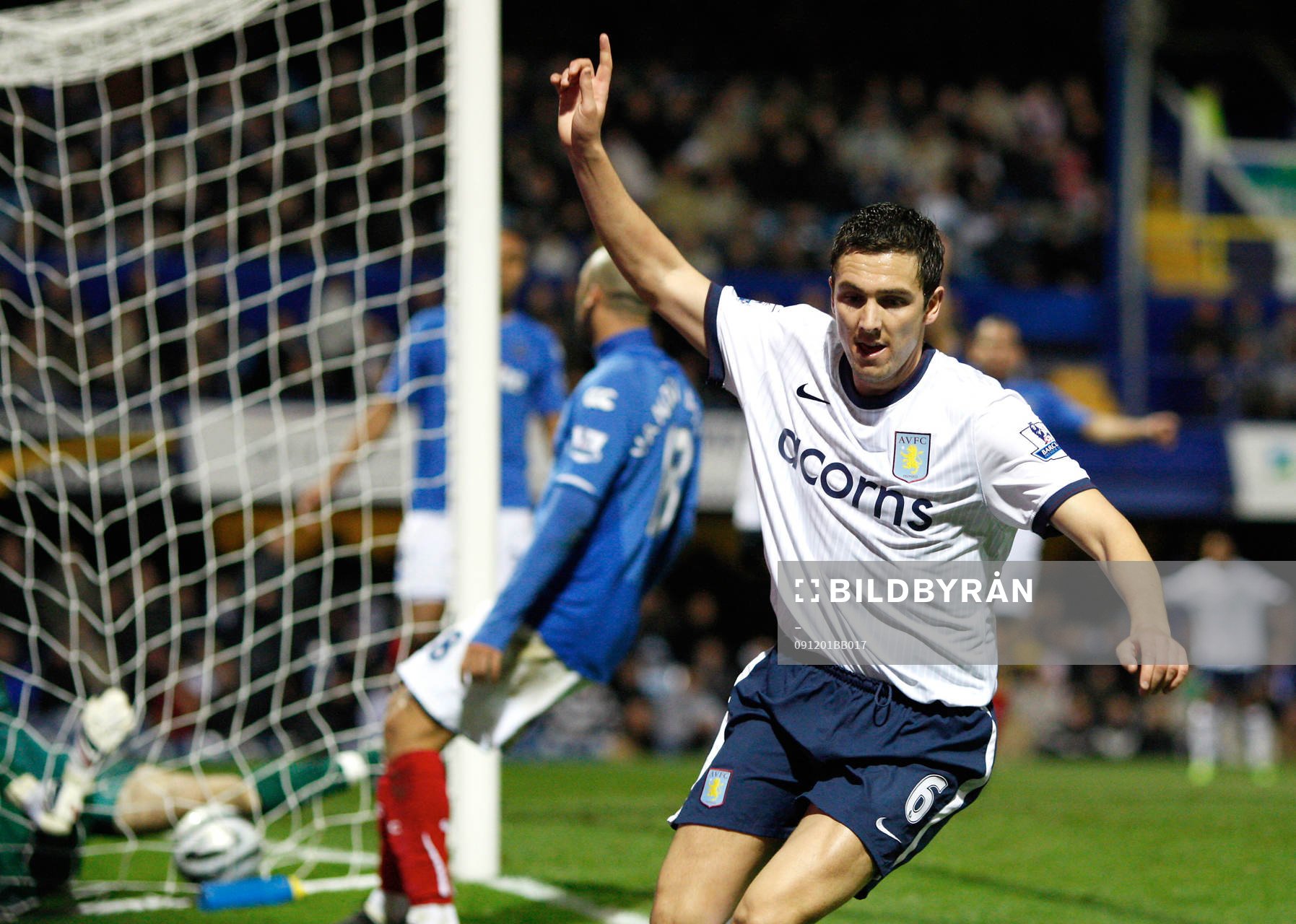 Stewart Downing, Aston Villa, jubel