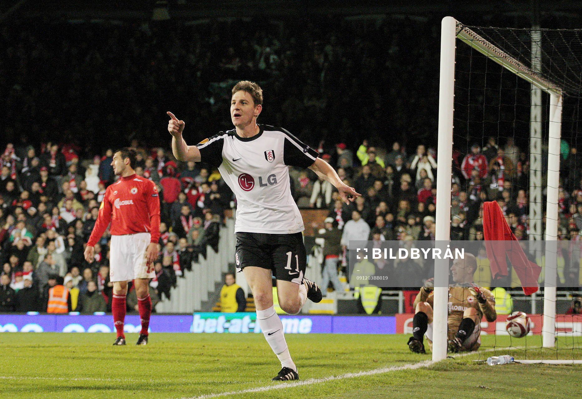 Zoltan Gera, Fulham, glädje, jubel över första målet
