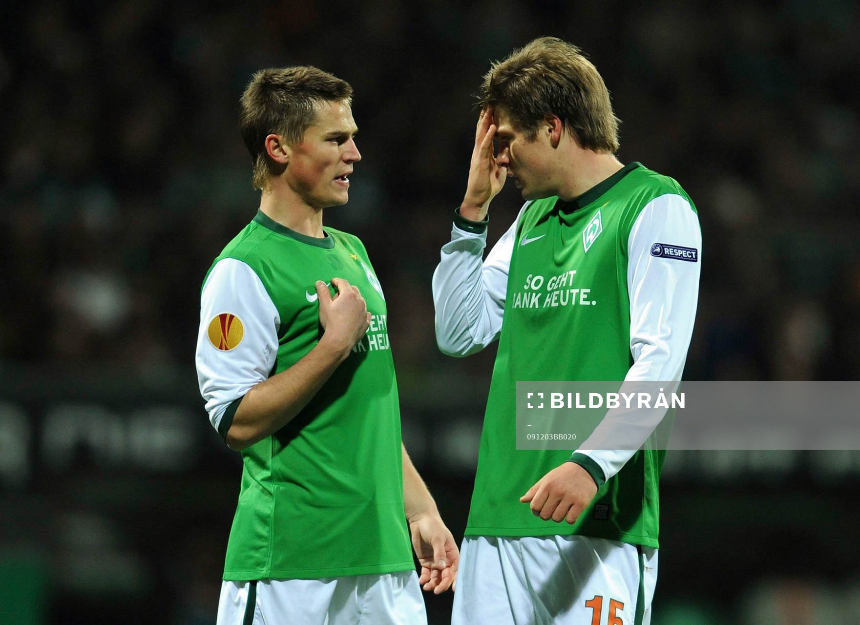  Markus Rosenberg och Sebastian Proedl, Werder Bremen.