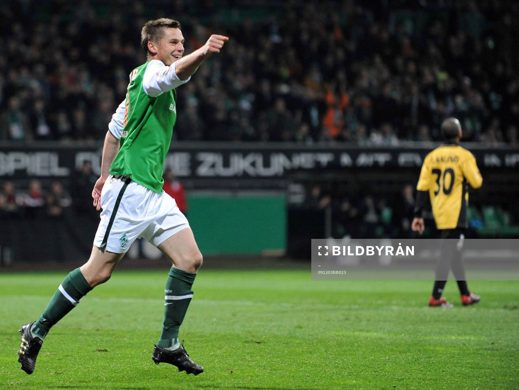 Markus Rosenberg, Werder Bremen, glädje, jubel över 2-0