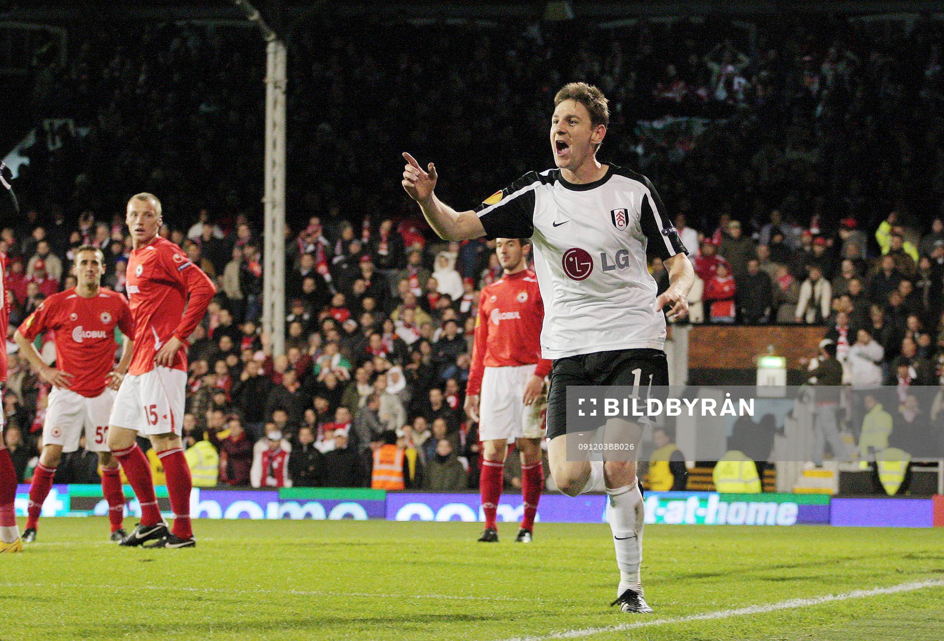 Zoltan Gera, Fulham, glädje, jubel över första målet
