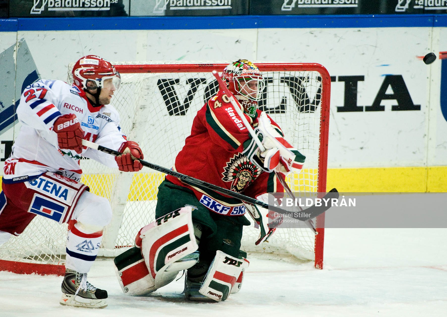 Johan Holmqvist, målvakt, Frölunda, Timo Pärssinen,