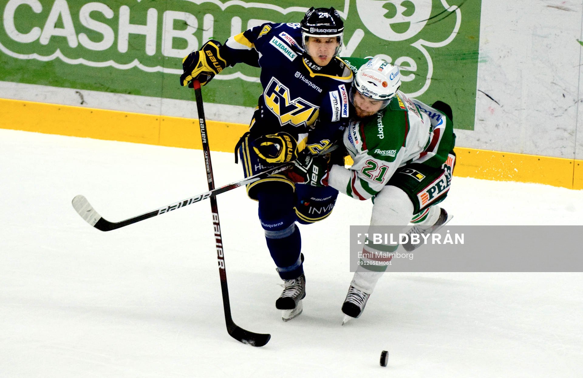 David Ullström, HV71 och Johan Alcén, Rögle