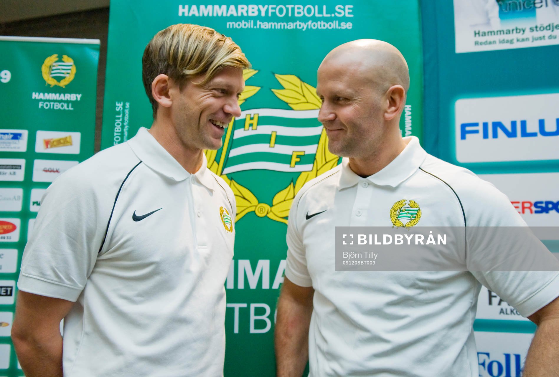 Jesper Blomqvist, assisterande tränare och Michael