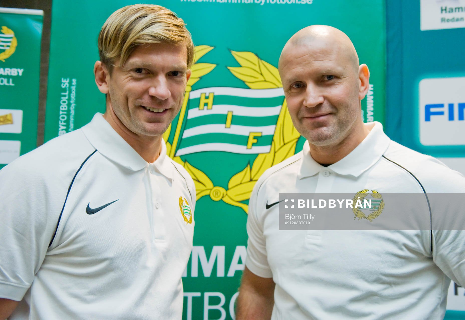 Jesper Blomqvist, assisterande tränare och Michael