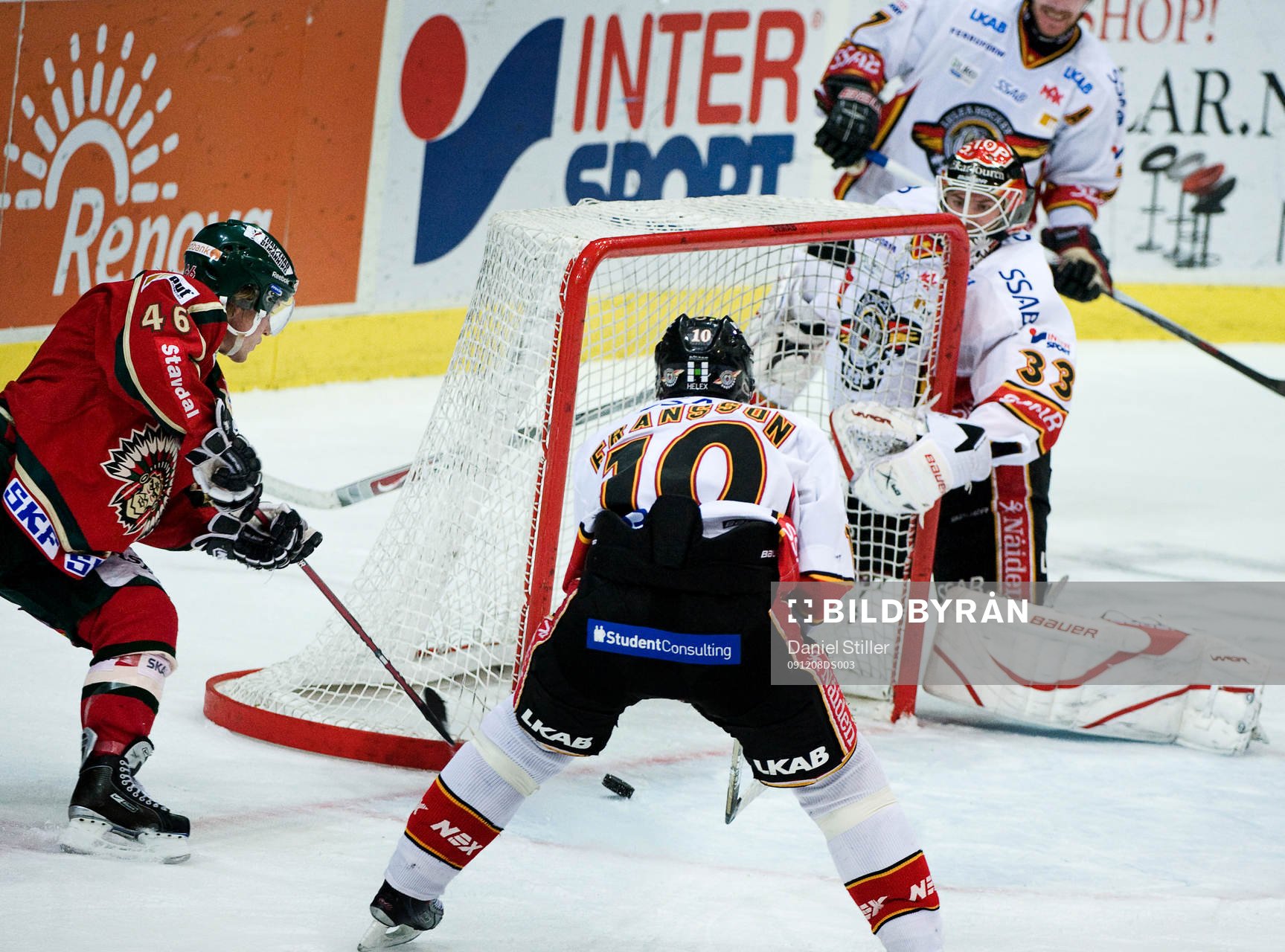 Mathis Olimb, Frölunda,  avgör i Sudden. Mattias Modig,