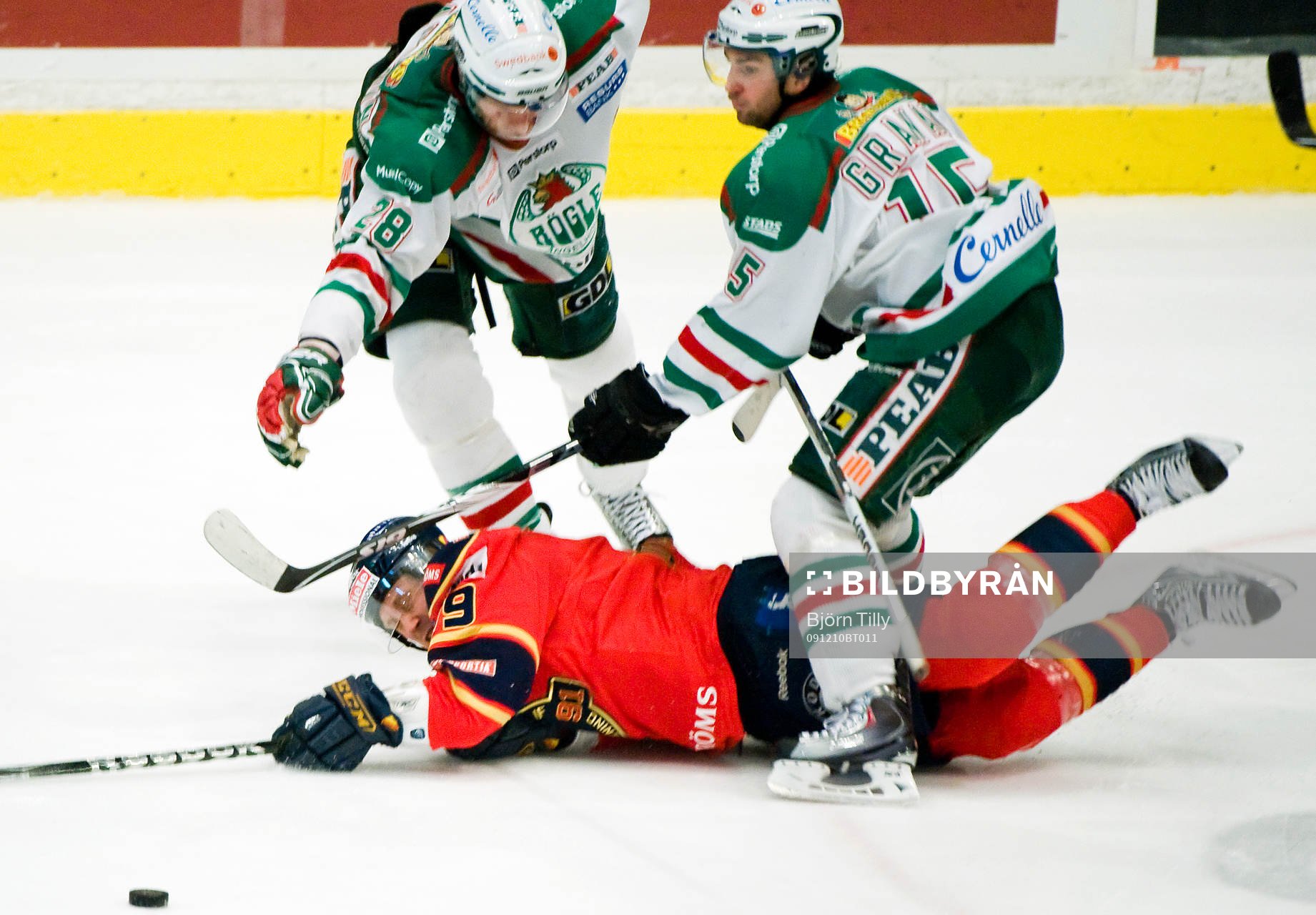 Eric Beaudoin, Dominik Granak, Rögle och Jimmie Ölvestad,
