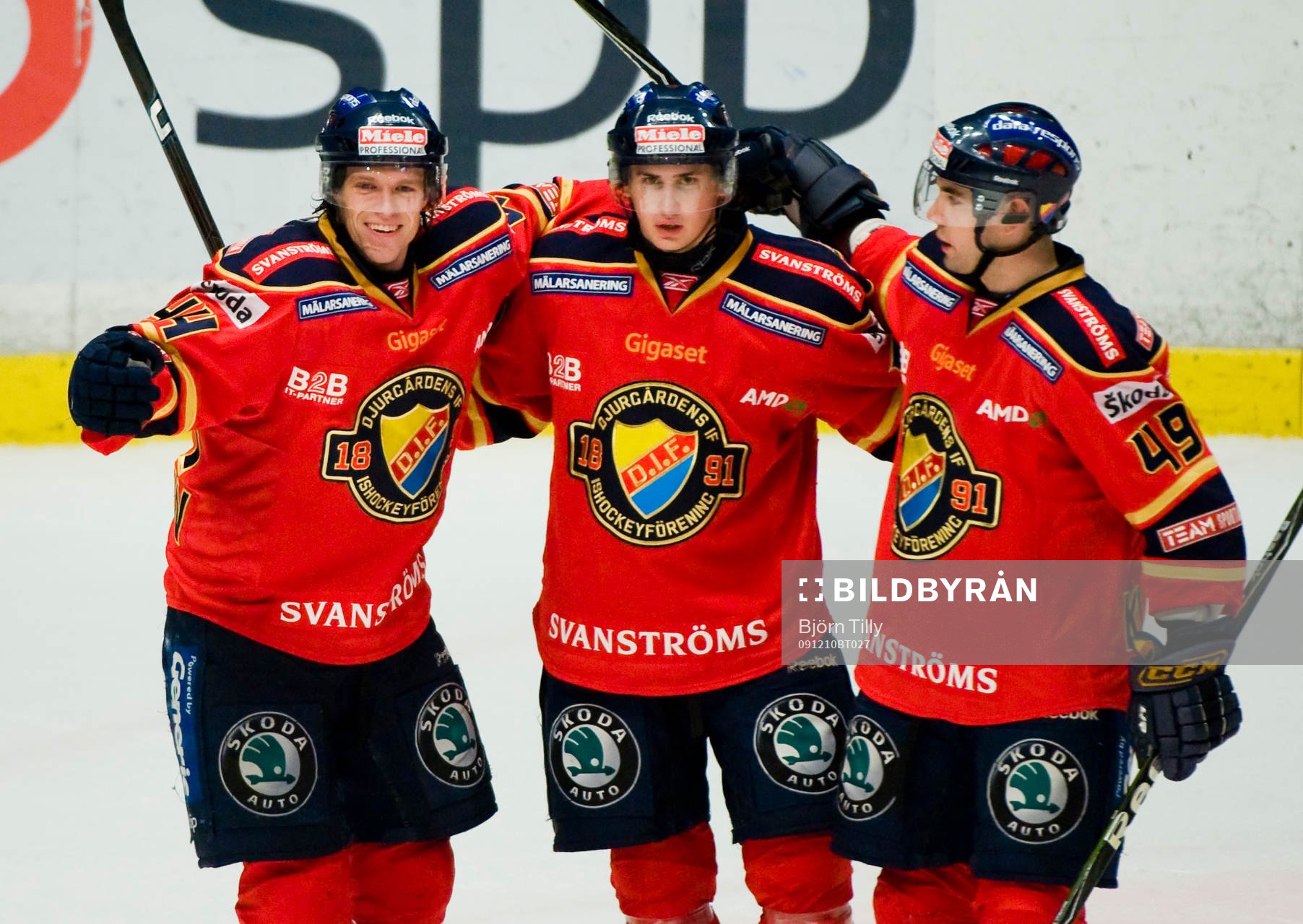 Nicklas Danielsson, Marcus Krüger och Kyle Klubertanz,