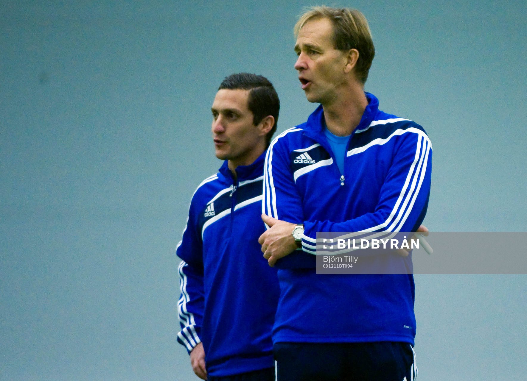 Carlos Banda, tränare och Lennart Wass, tränare,