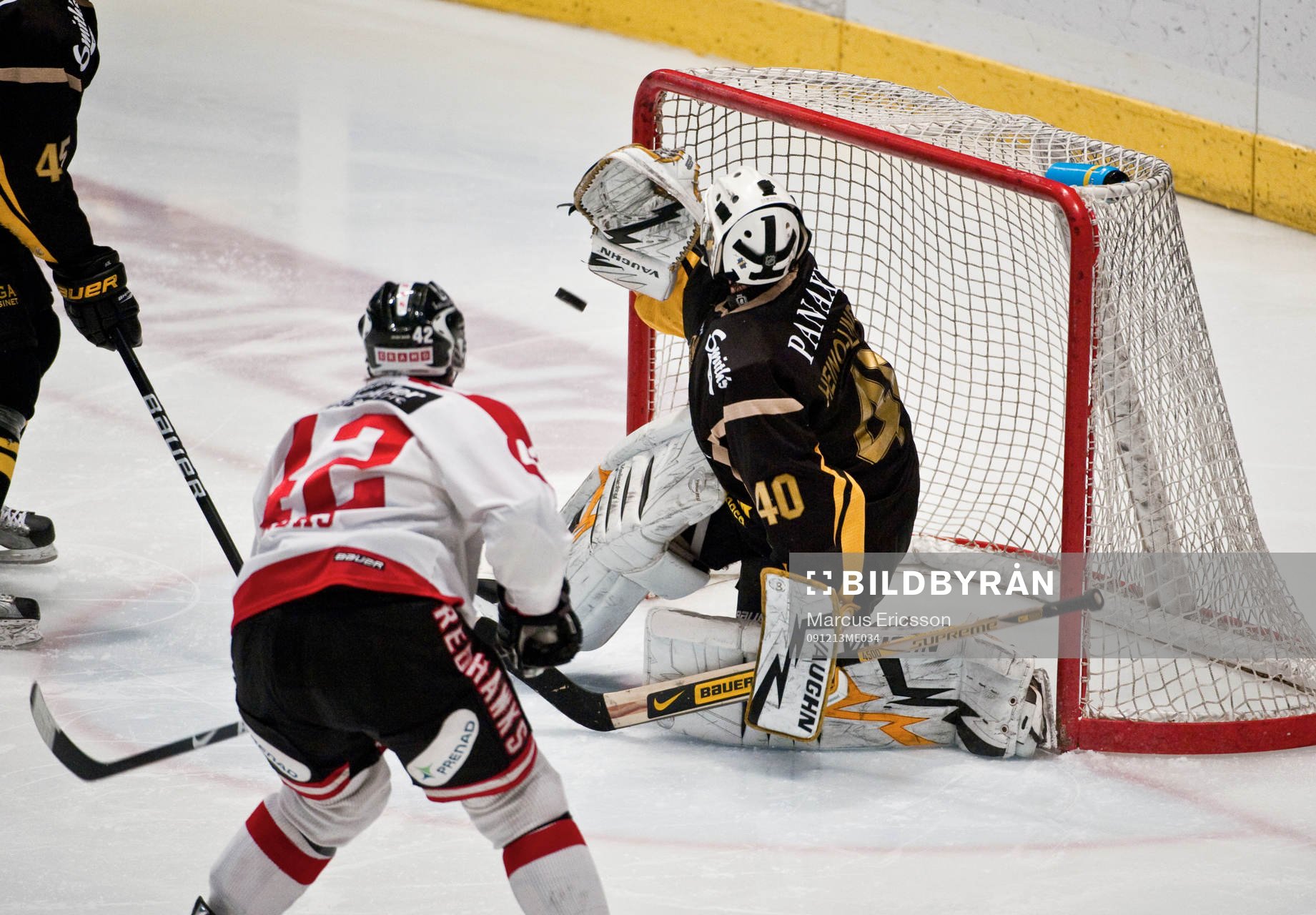 Jan Urbas, Malmö Redhawks och Christopher Heino-Lindberg,