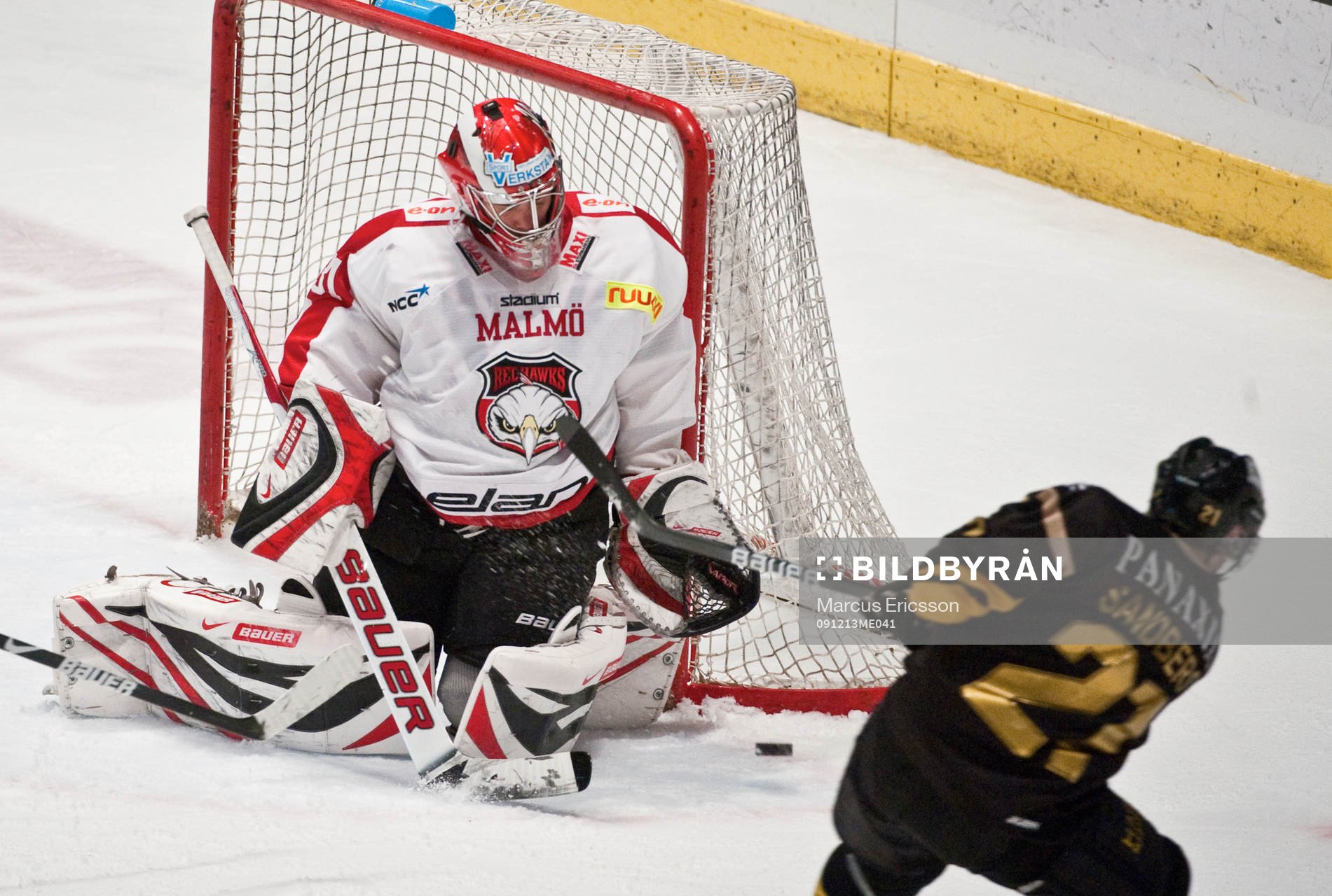 Markus Svensson, målvakt Malmö Redhawks