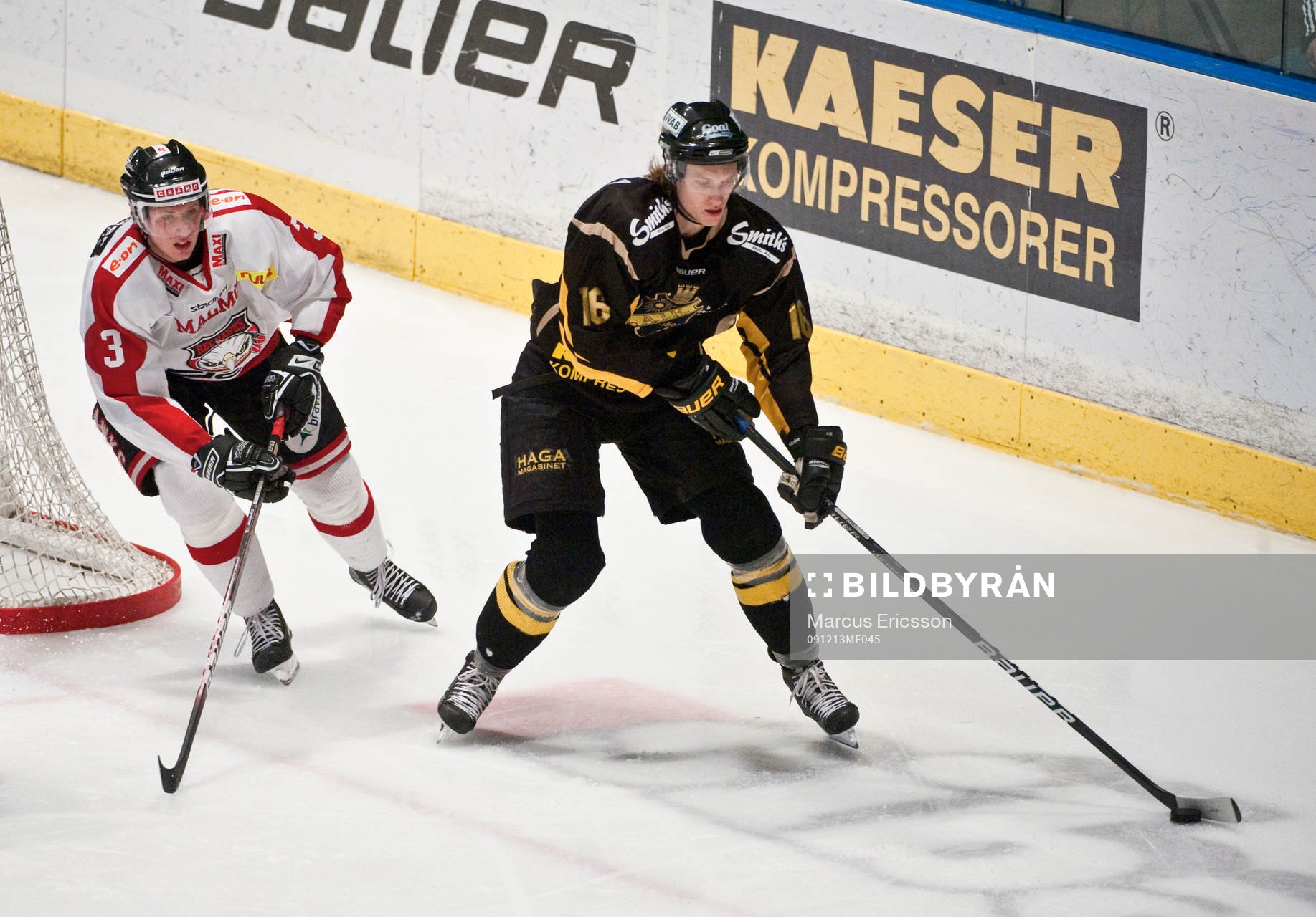 Robin Weihager, Malmö Redhawks och Johan Ryno, AIK