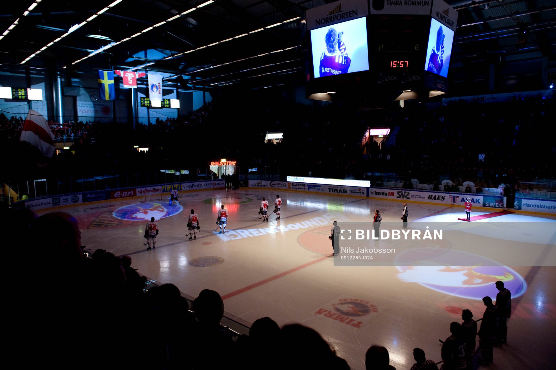 Nationalsång i EON-arena
