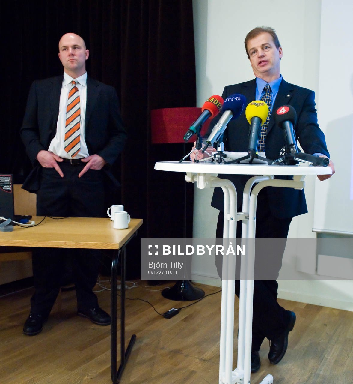 Mattias Norström, assisterande tränare och Bengt-Åke