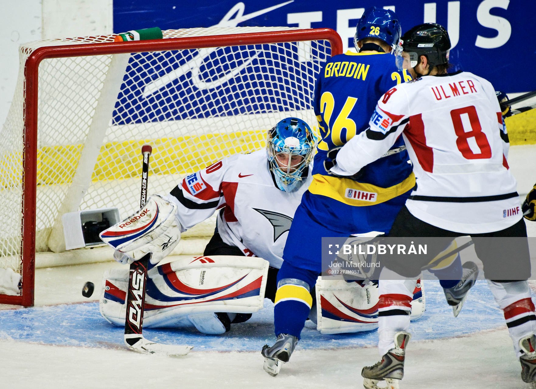 Daniel Brodin, Sverige, oroar framför Marco Wieser,