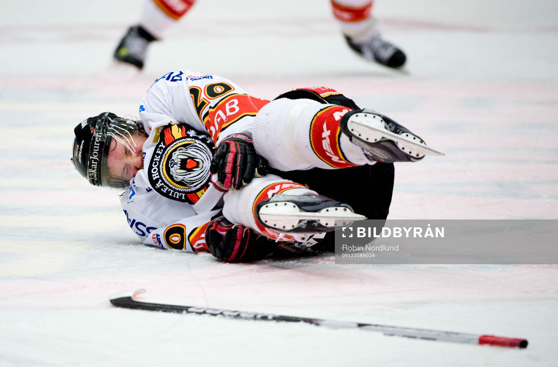 Mikael Lidhammar, Luleå skadar sig