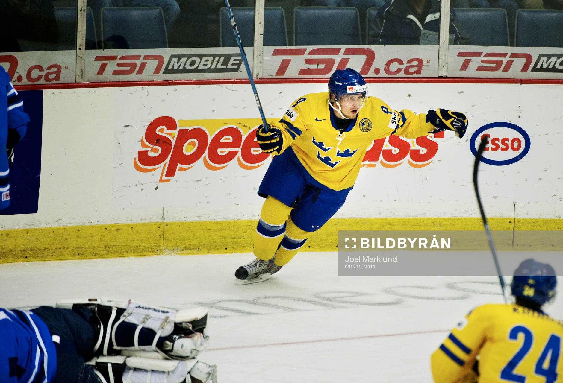 Mattias Tedenby, Sverige, jublar