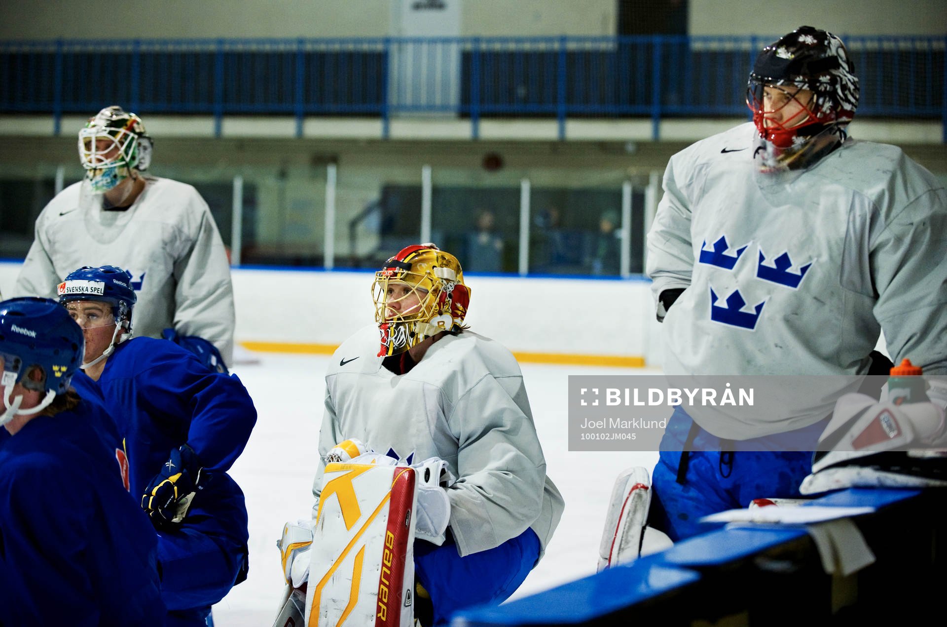 Målvakterna Robin Lehner, Jacob Markström och Anders