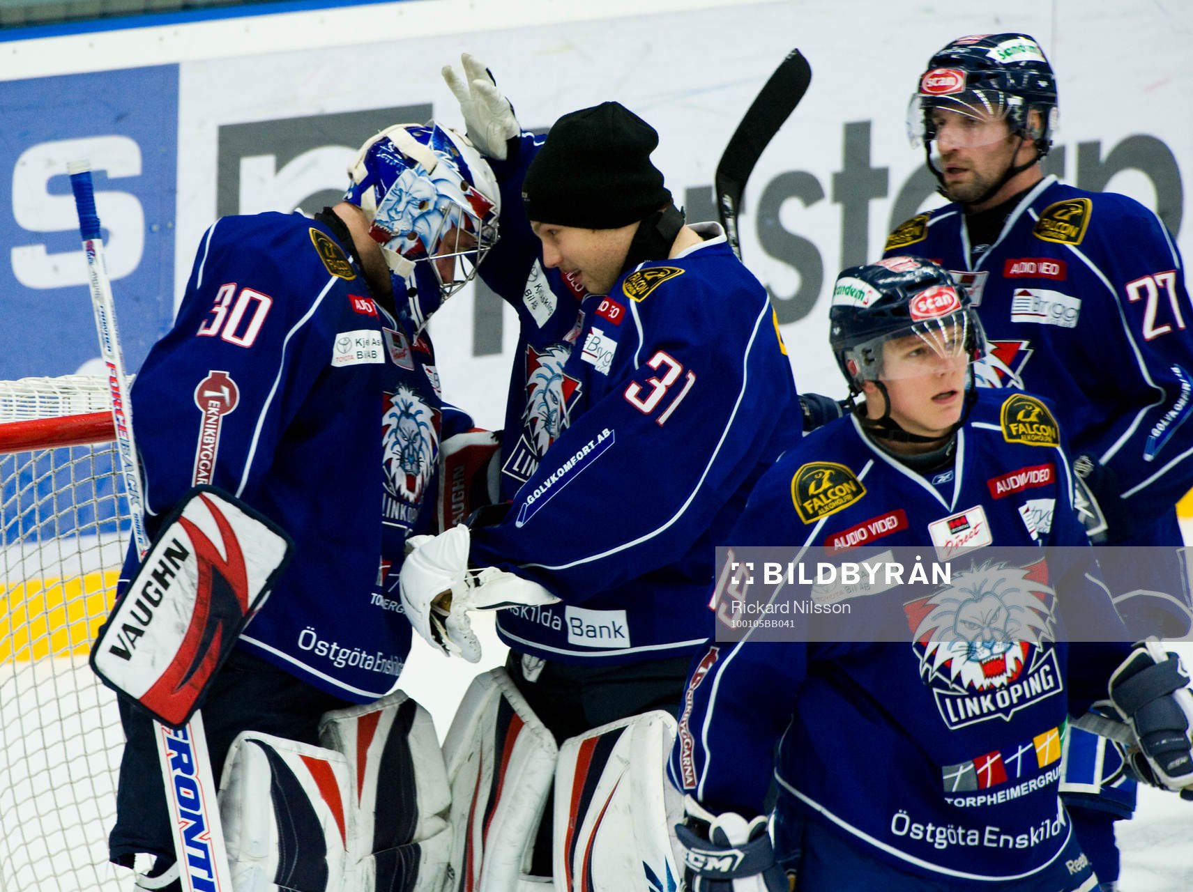 Fredrik Norrena, målvakt och Christian Engstrand,