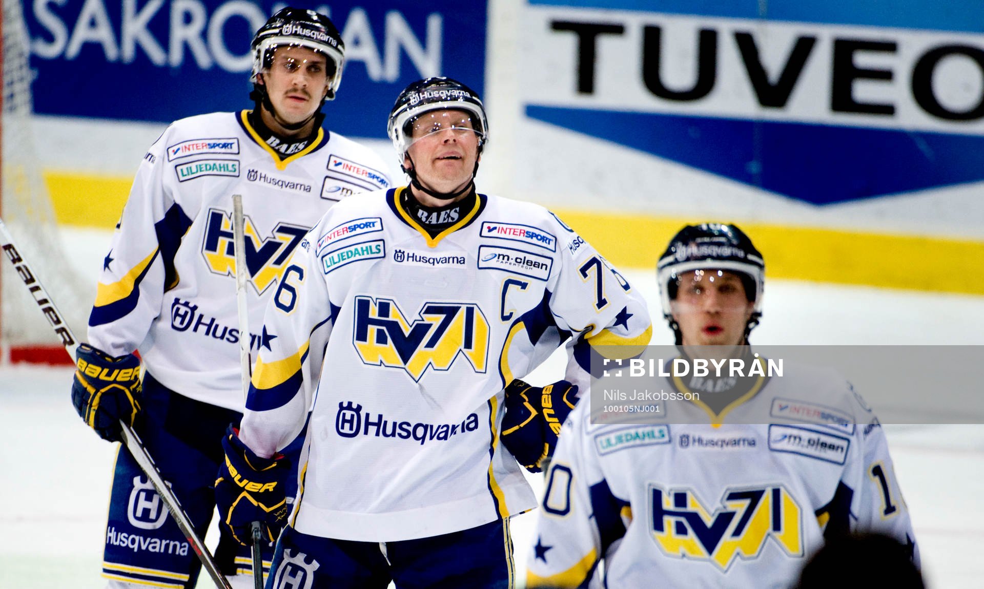 Daniel Grillfors, Johan Davidsson, Martin Thörnberg, HV71