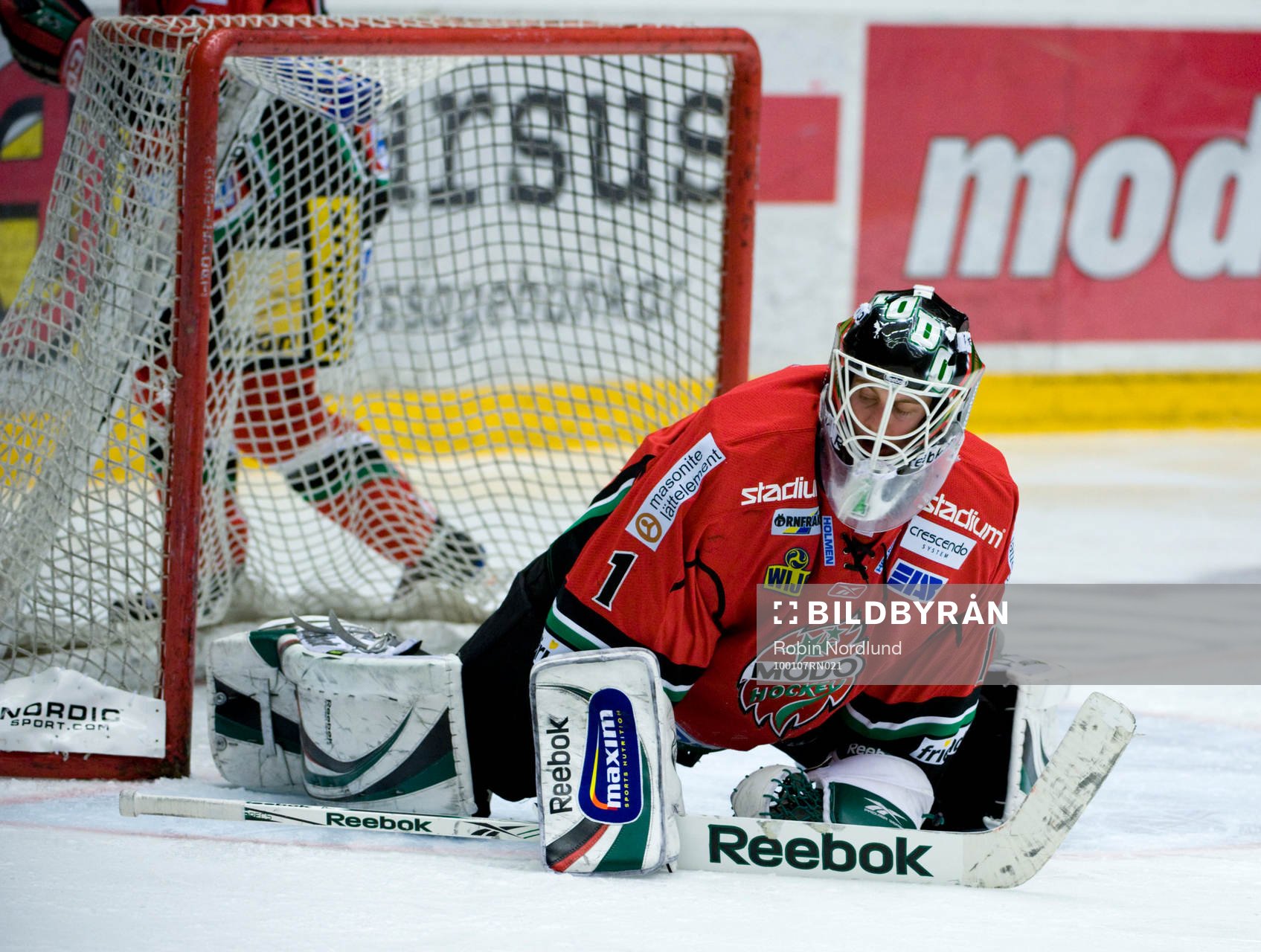 Niklas Svedberg, Målvakt Modo depp