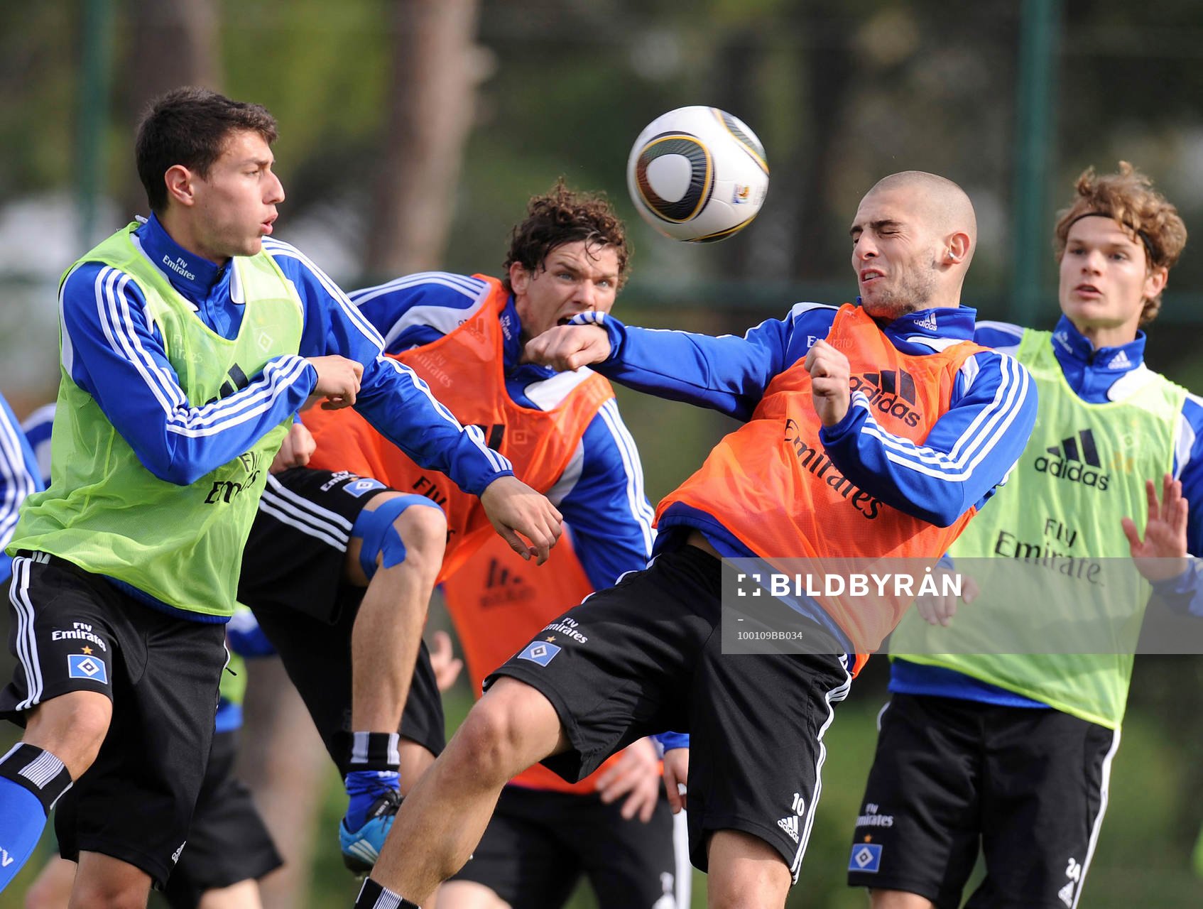 Hendrik Dettmann, Marcus Berg, Mladen Petric och Christian