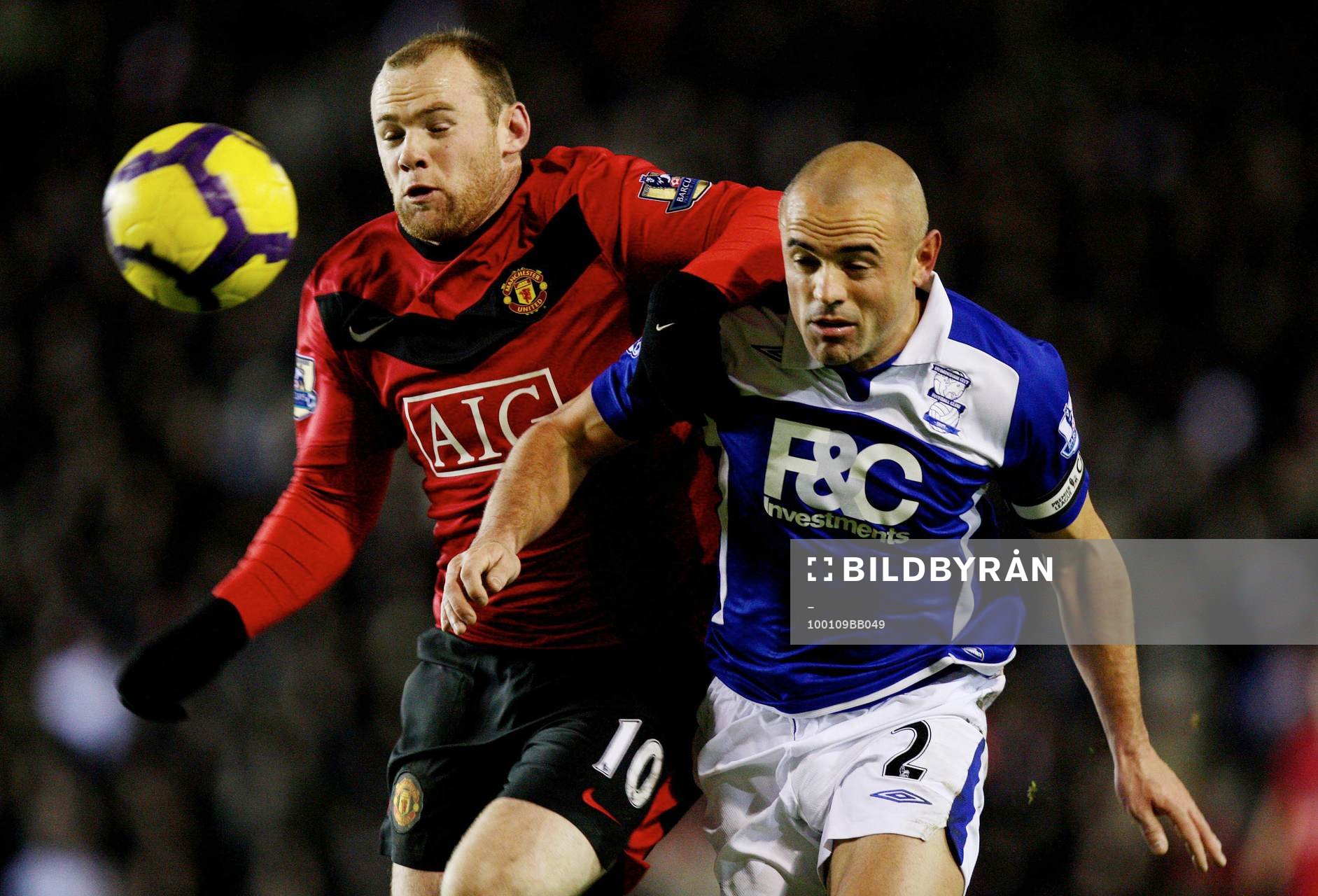 Fotboll, Premier League, engelsk, Birmingham - Manchester