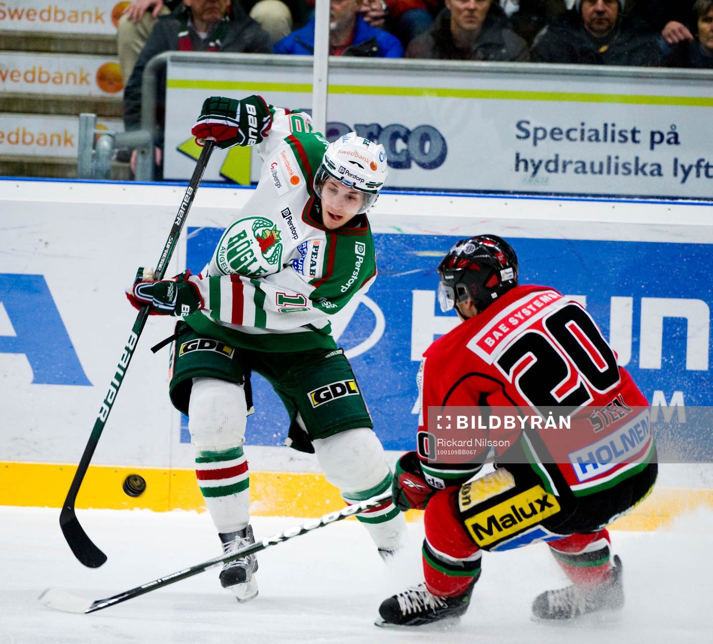 Mario Kempe, Rögle och Oscar Steen, Modo