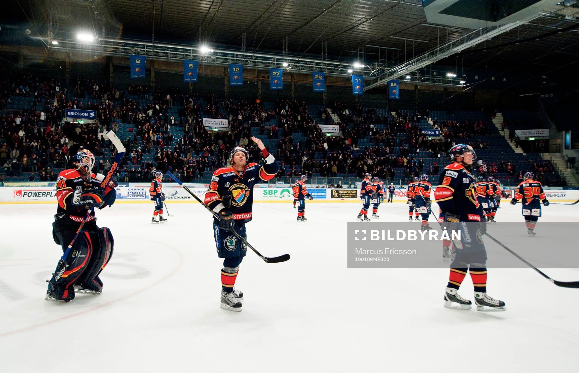 Gustaf Wesslau, målvakt, Jimmie Ölvestad, och David