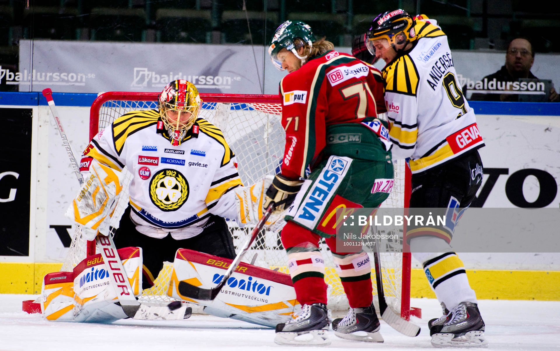 Jacob Markström, målvakt, Brynäs, Tomi Kallio, Frölunda