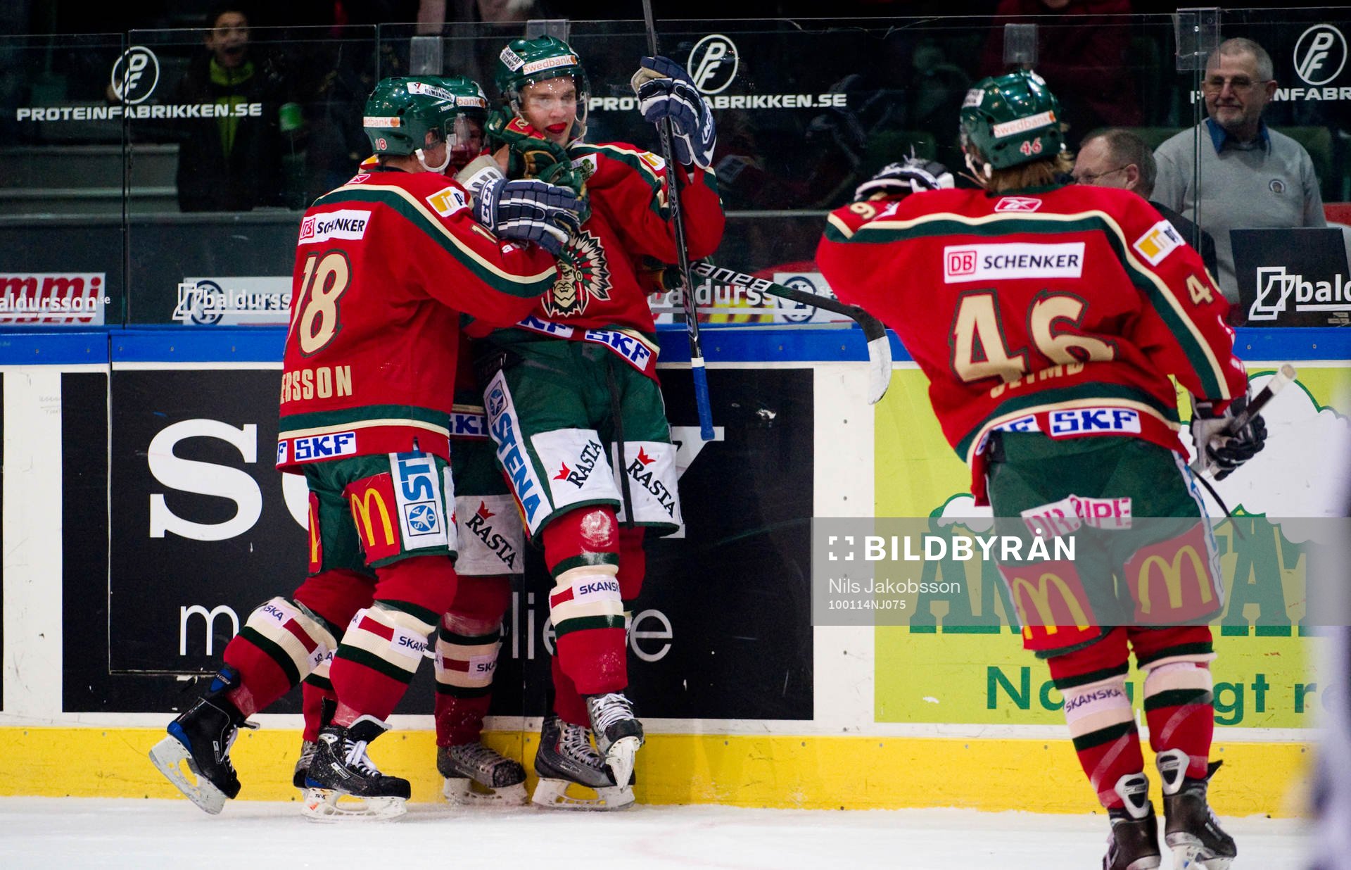 Peter Andersson, glädje, jubel