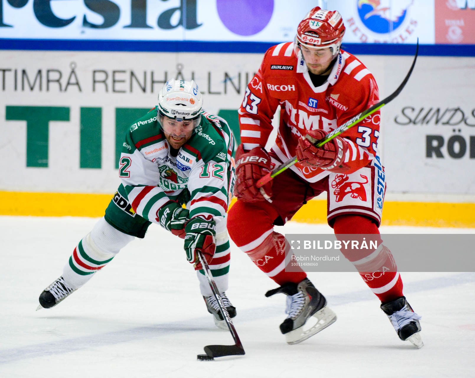 Peter Högardh, Rögle och Mattias Karlsson, Timrå