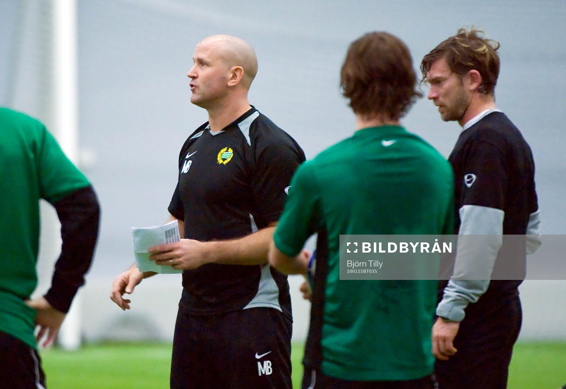 Michael Borgqvist, tränare, och Jesper Blomqvist,