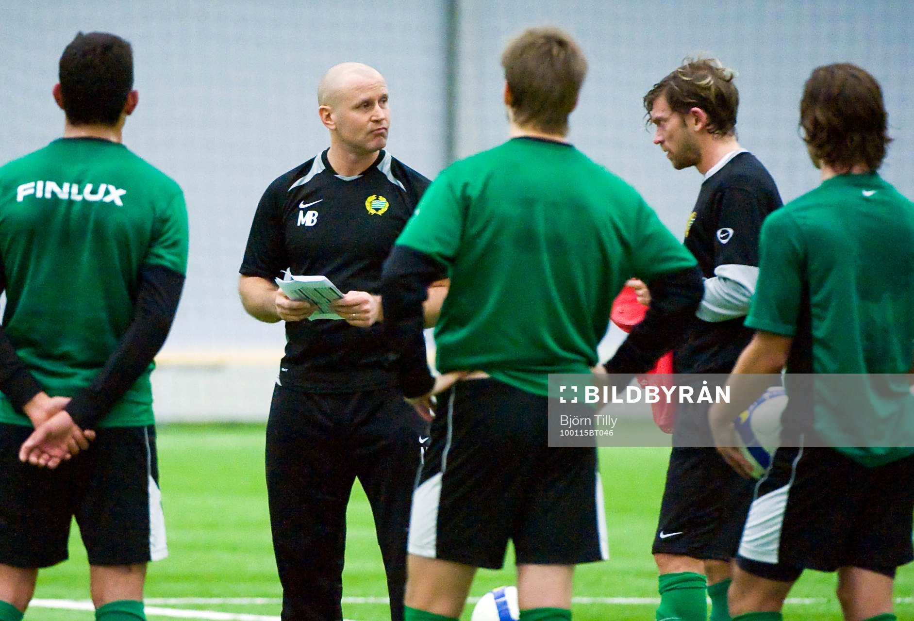 Michael Borgqvist, tränare, och Jesper Blomqvist,