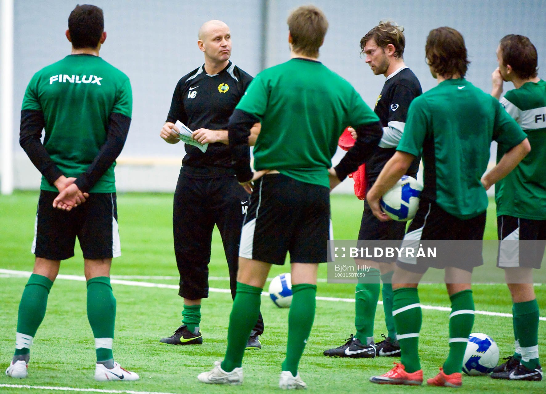 Michael Borgqvist, tränare, och Jesper Blomqvist,