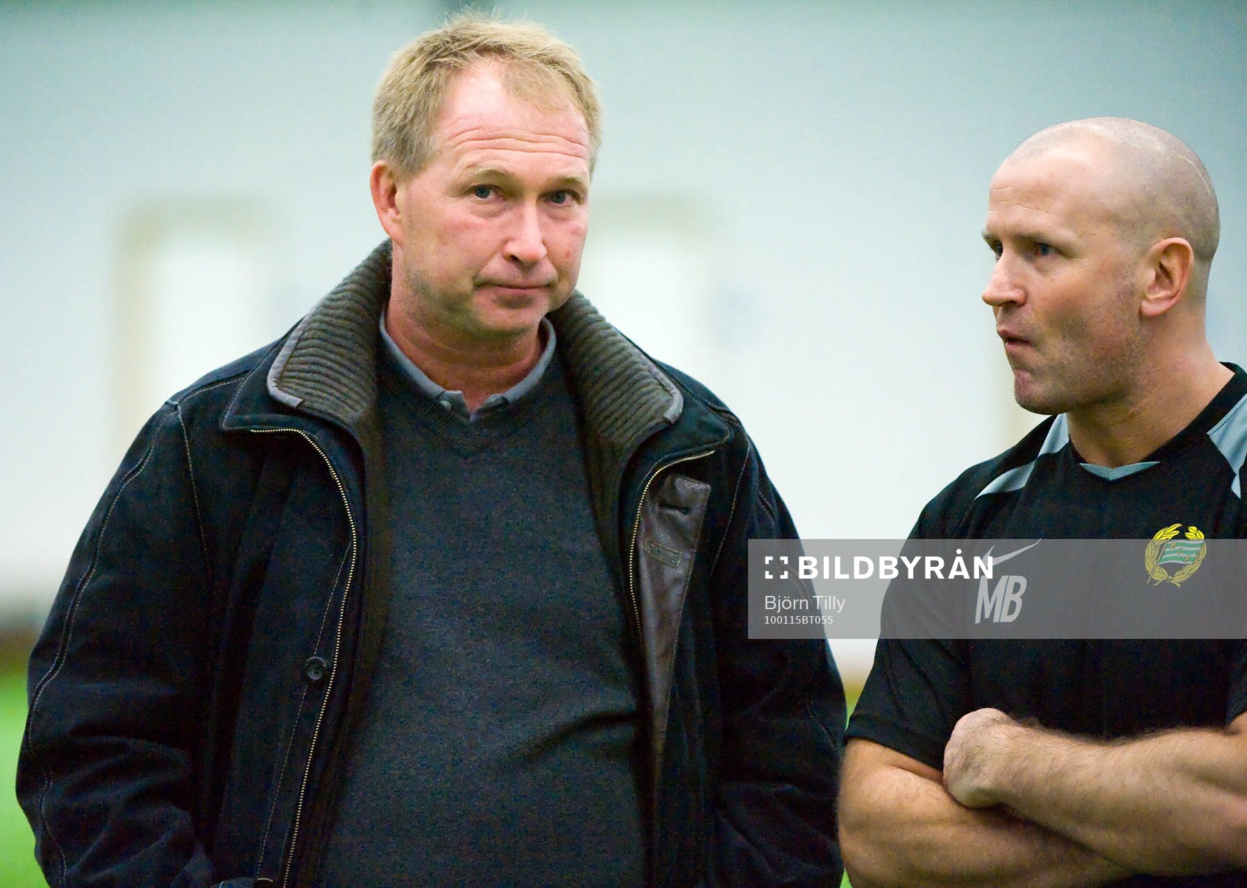 Per Apelgren och Michael Borgqvist, tränare