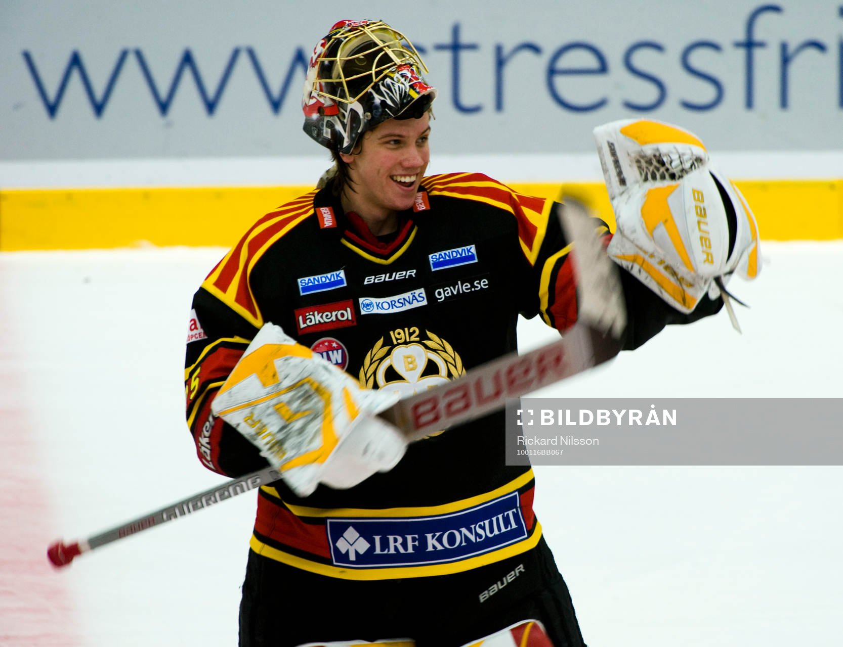 Jacob Markström, målvakt, Brynäs, jubel