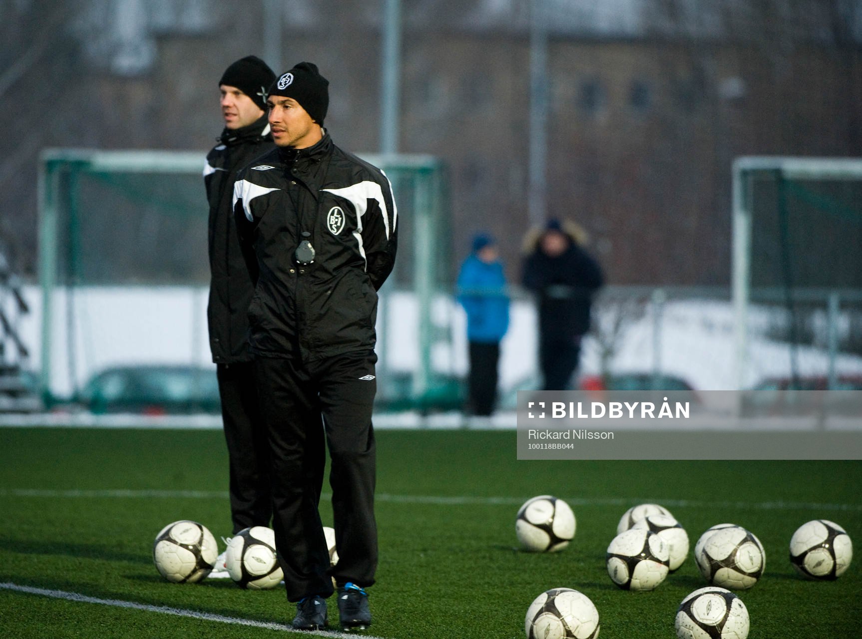 Henrik Larsson, tränare och Hans Eklund