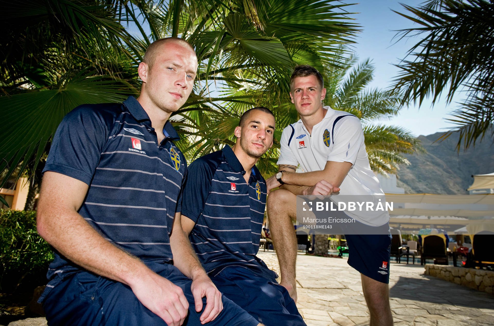 Daniel Larsson, Guillermo Molins och Johan Dahlin, målvakt