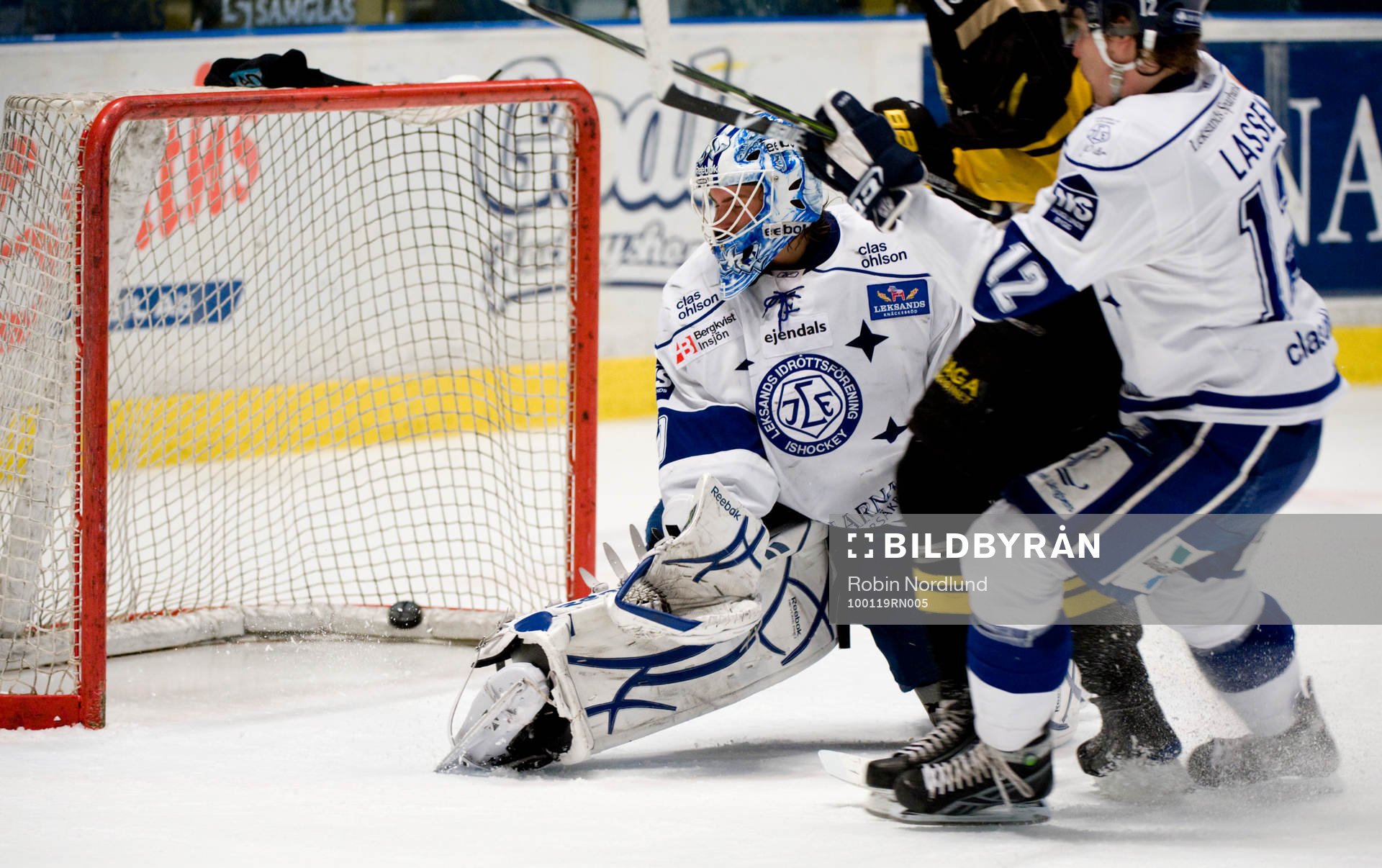 Daniel Bång, AIK och Joacim Eriksson, Målvakt Leksand