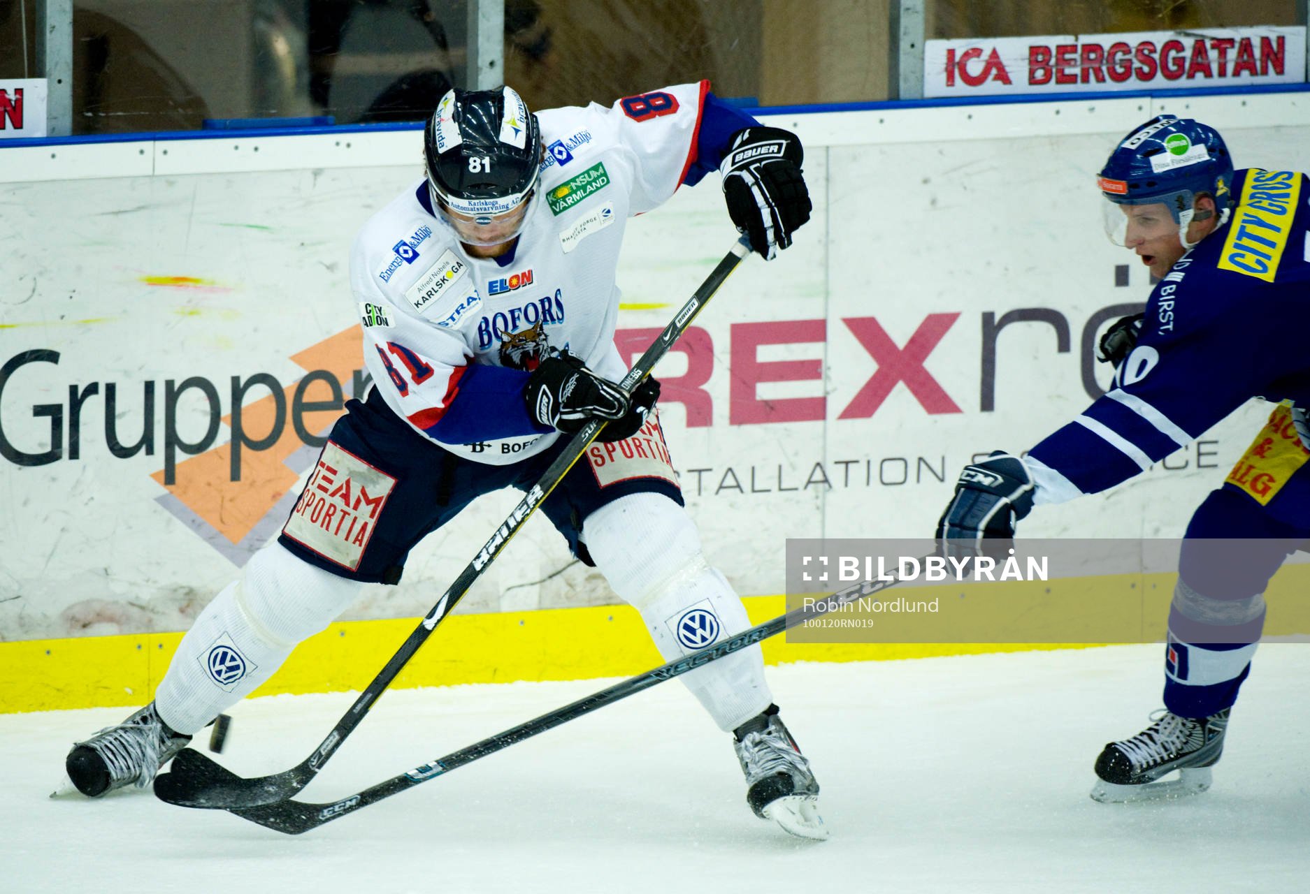Viktor Sjödin, Bofors och Stefan Andersson, Sundsvall